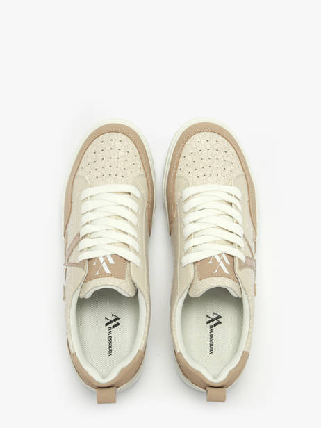 Sneakers Joyce Vanessa wu Beige accessoires BK2555BG ander zicht 3